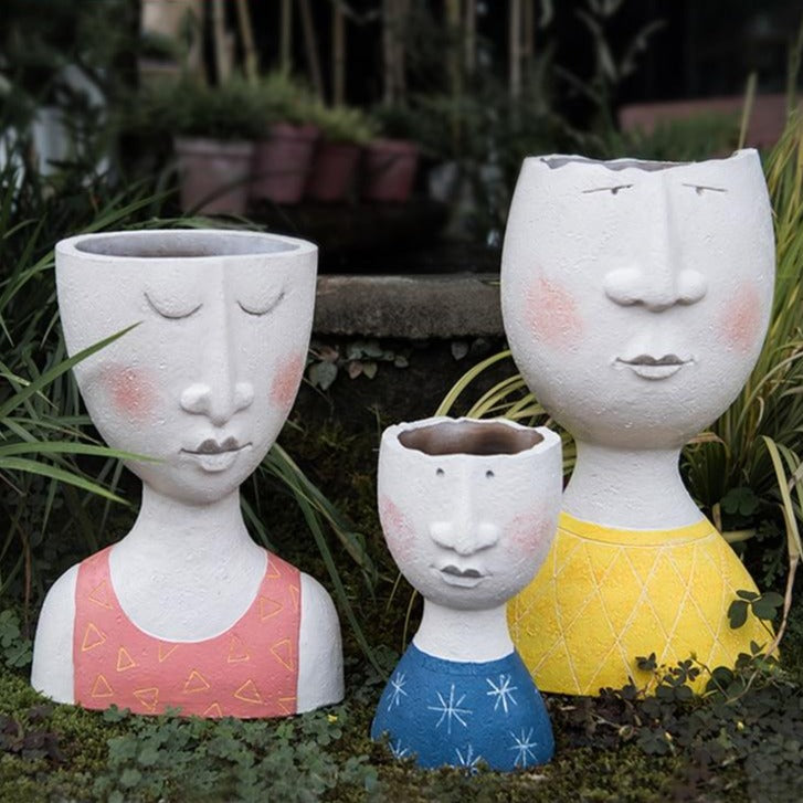 Individual Character Vases