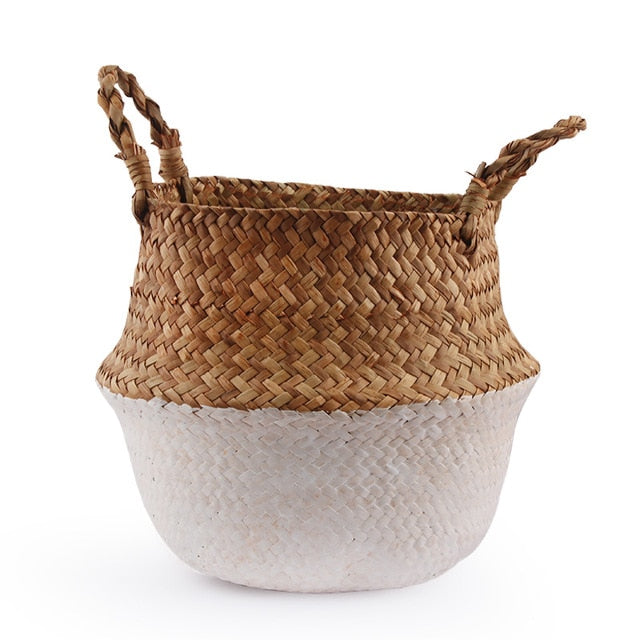 Colourful Handmade Bamboo Baskets