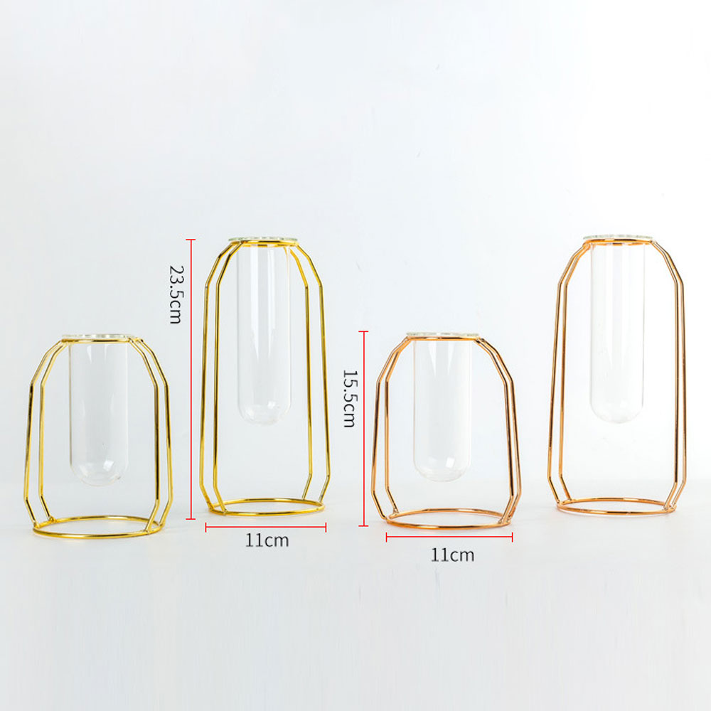 Minimal Metal Framed Pot