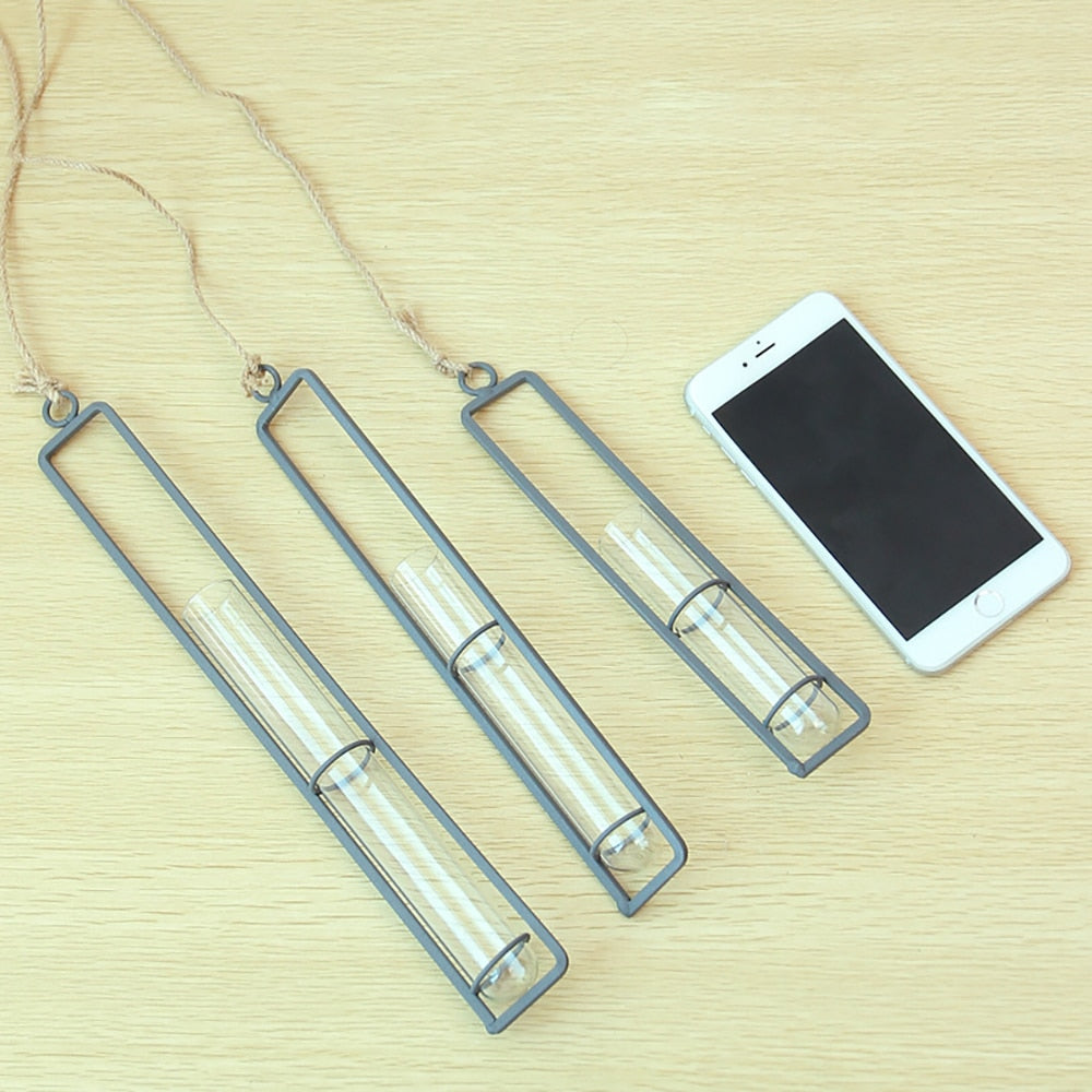 Hanging Hydroponic Iron Planter