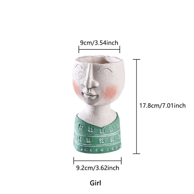 Individual Character Vases