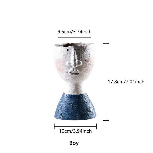 Individual Character Vases