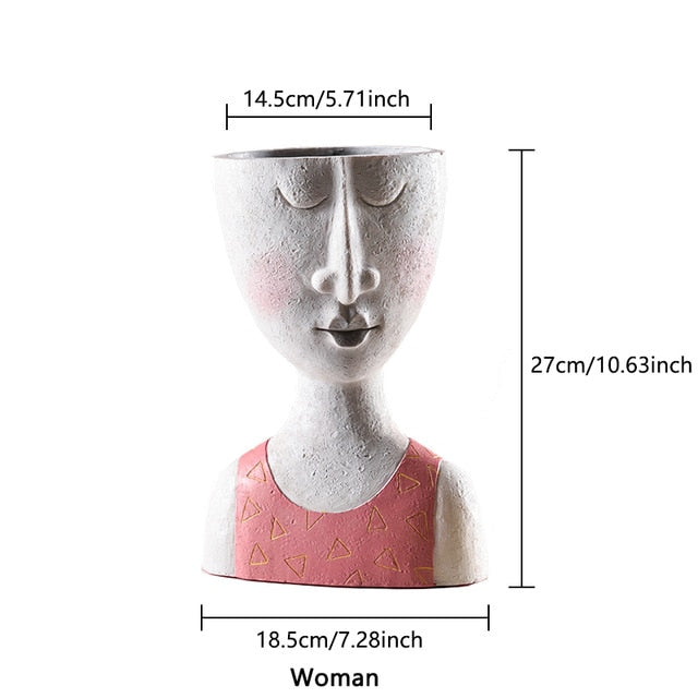 Individual Character Vases