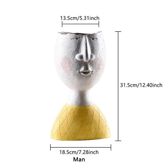 Individual Character Vases