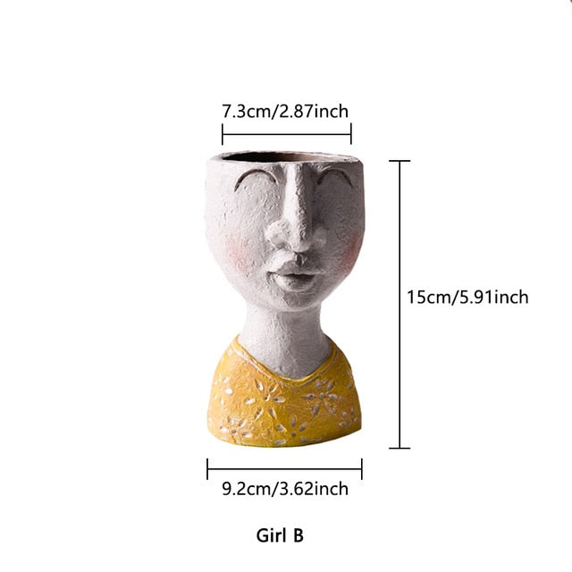 Individual Character Vases