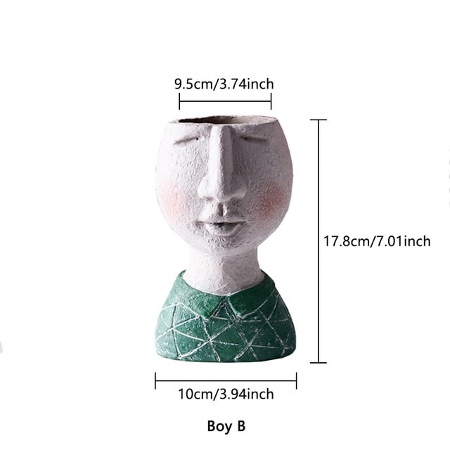 Individual Character Vases