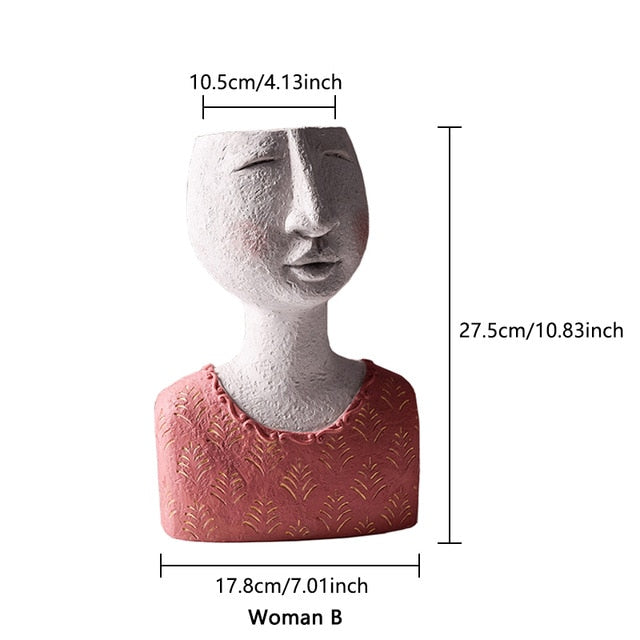 Individual Character Vases