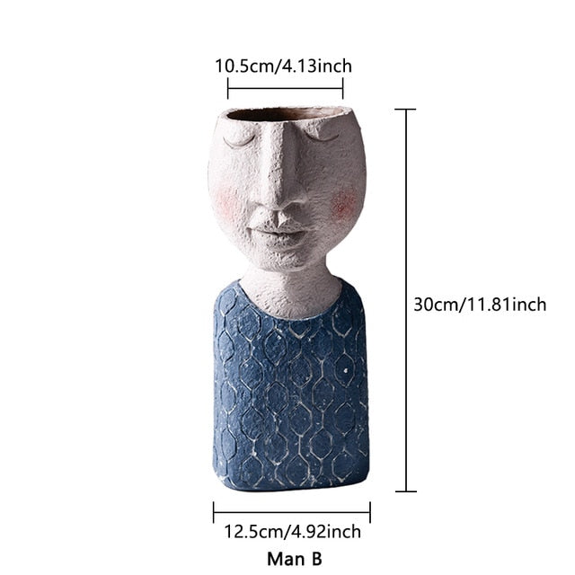 Individual Character Vases