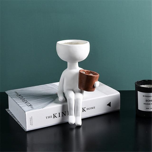 Creative Bucket Sculpture Pots