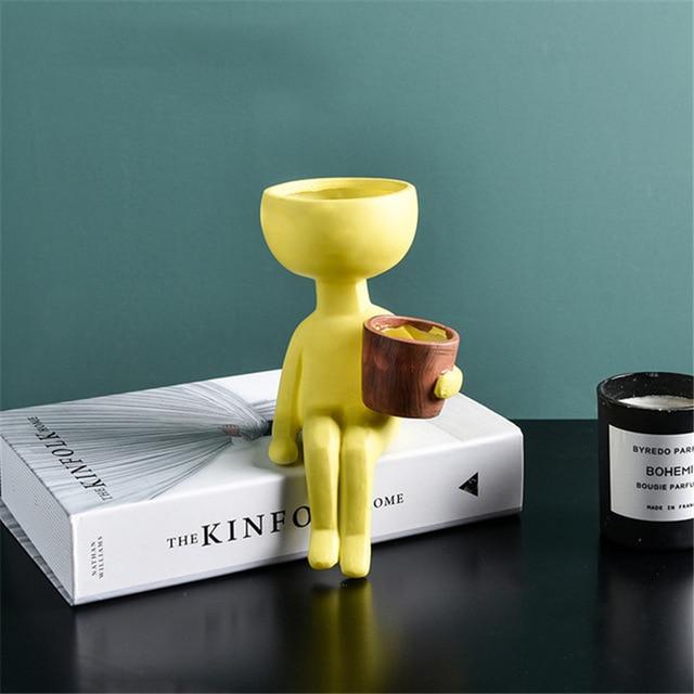 Creative Bucket Sculpture Pots