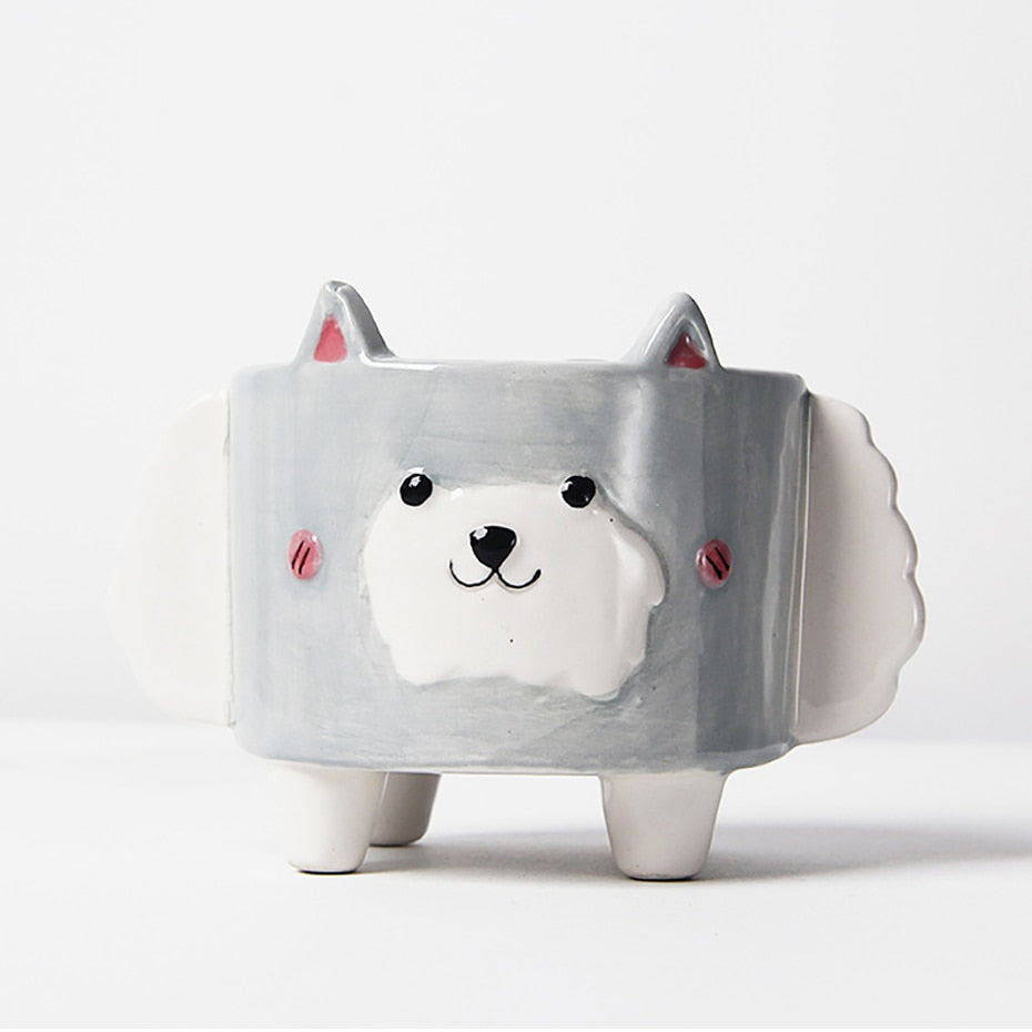 Selection of Ceramic Animal Pots