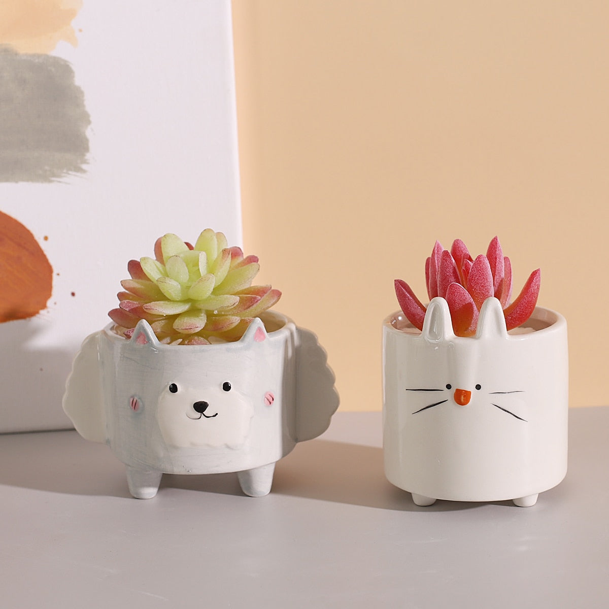 Selection of Ceramic Animal Pots