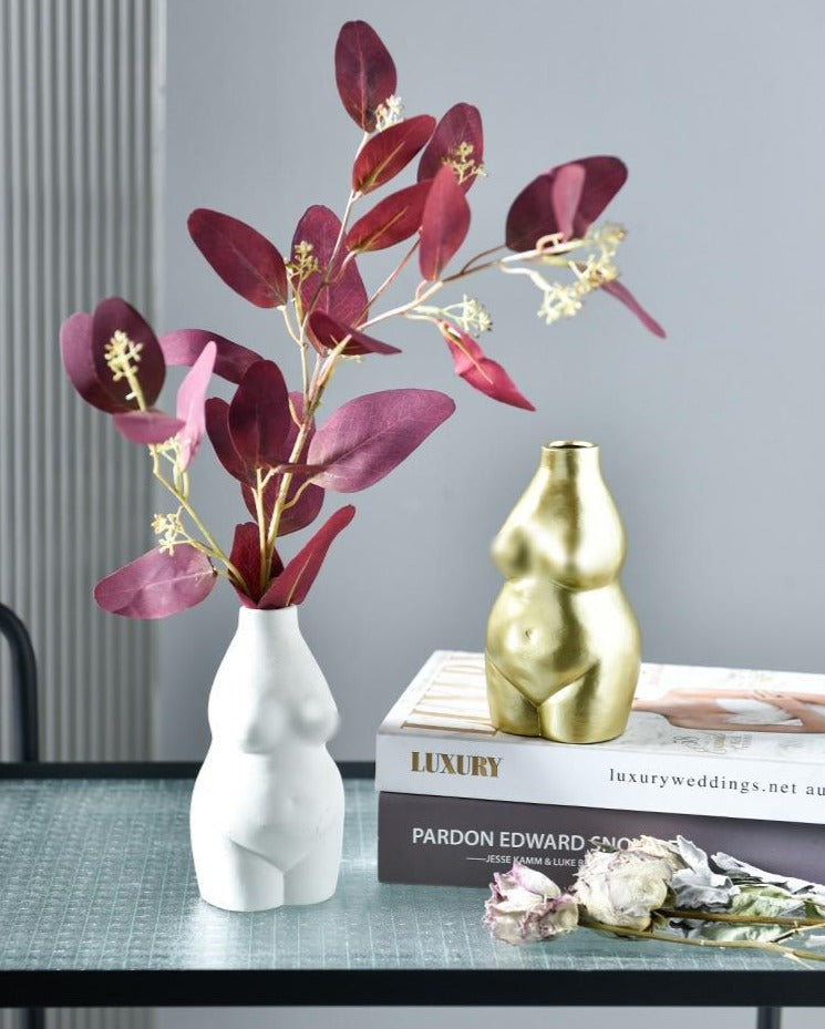 Nude Female Torso Vase