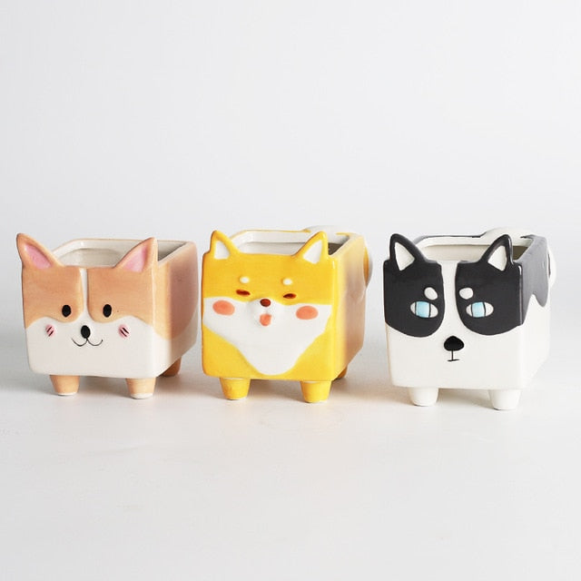 Selection of Ceramic Animal Pots