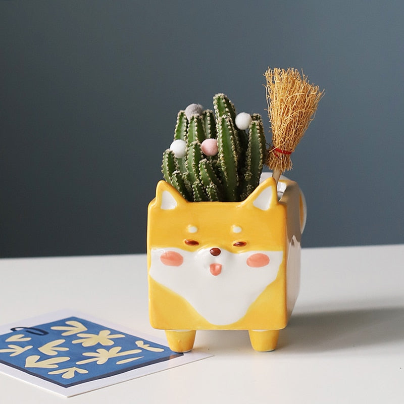 Selection of Ceramic Animal Pots