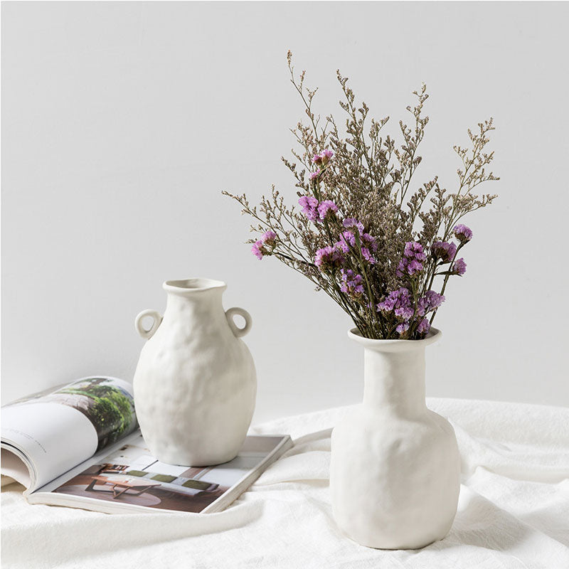Clean White Ceramic Vase