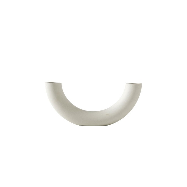 Clean White Ceramic Vase