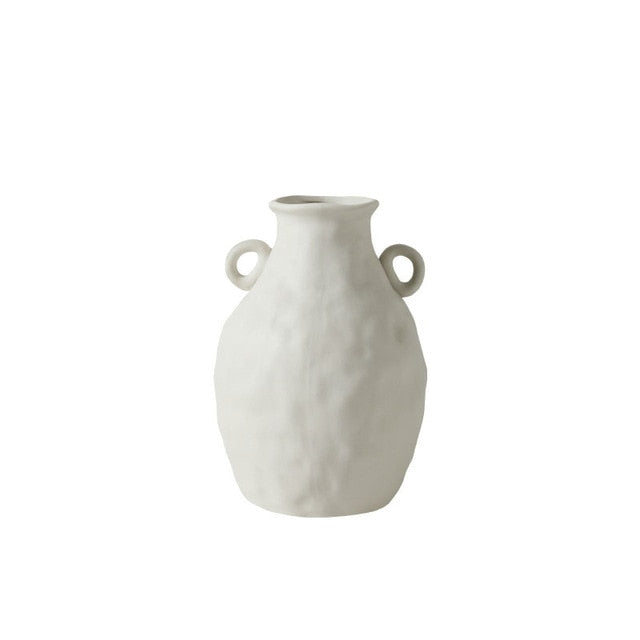 Clean White Ceramic Vase