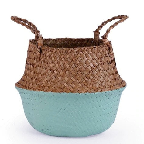 Colourful Handmade Bamboo Baskets