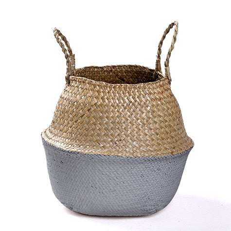 Colourful Handmade Bamboo Baskets