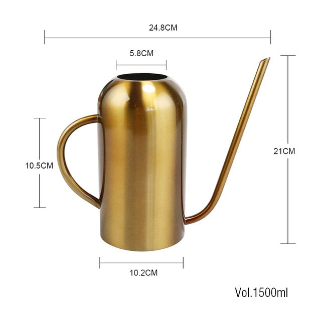 Tall Stainless Steel Watering Can