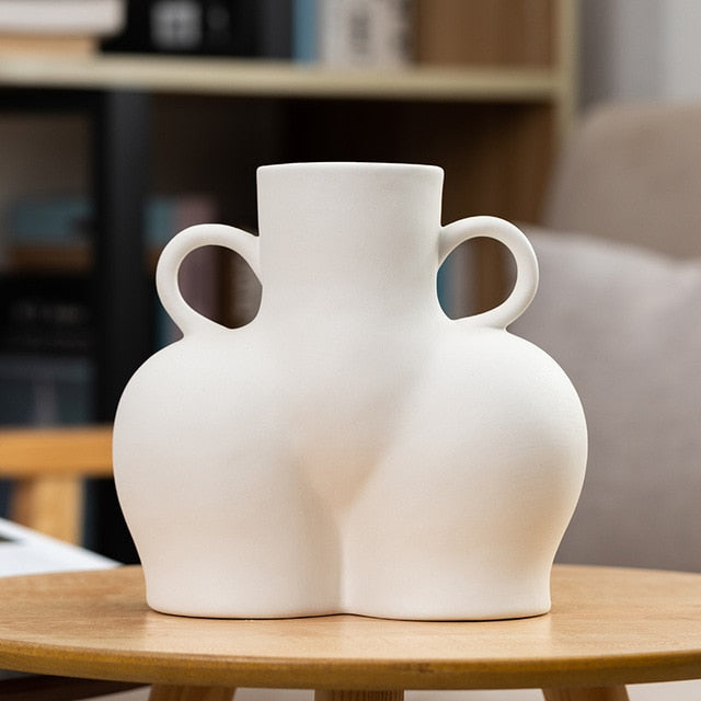 Big Bottom Ceramic Vase