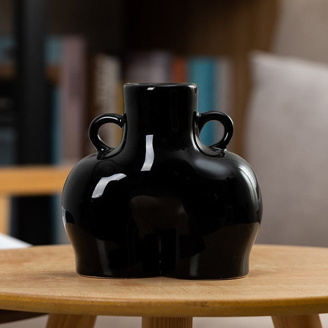 Big Bottom Ceramic Vase