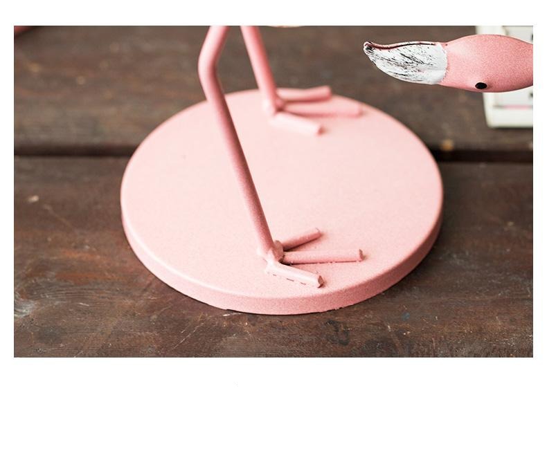 Funky Flamingo Glass Terrarium