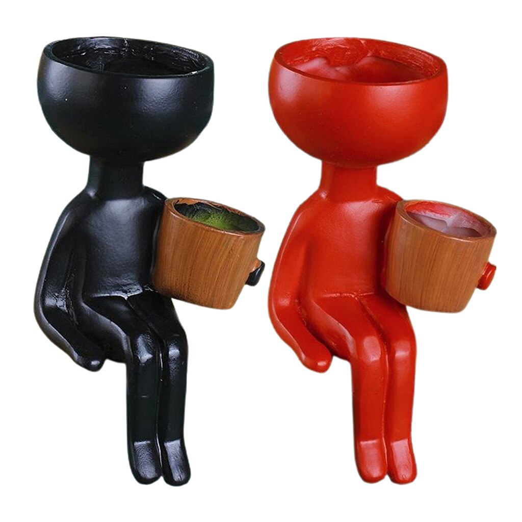 Creative Bucket Sculpture Pots