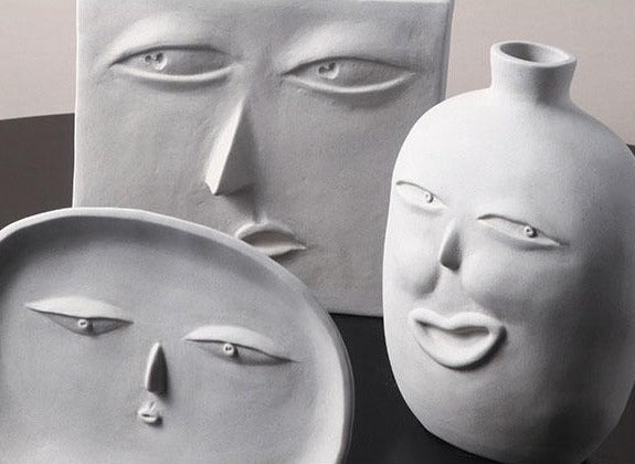 Funny Faced Vase