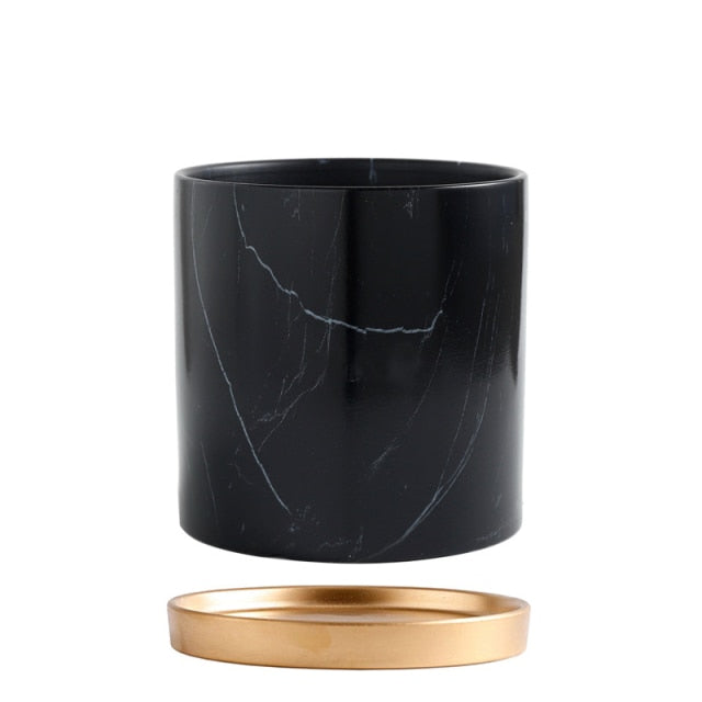 Marble Patterned Pot