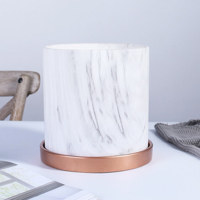 Marble Patterned Pot