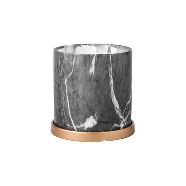 Marble Patterned Pot