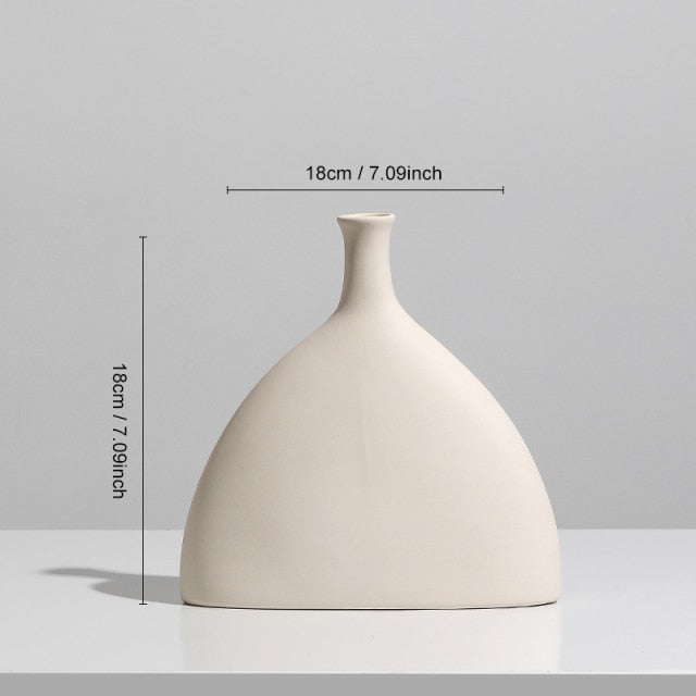 Beige Ceramic Vases