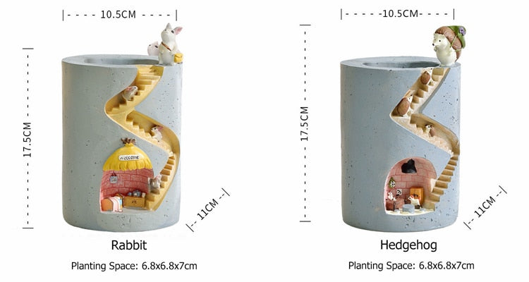 Creative Animal Flowerpot