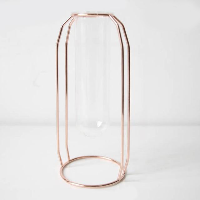 Minimal Metal Framed Pot