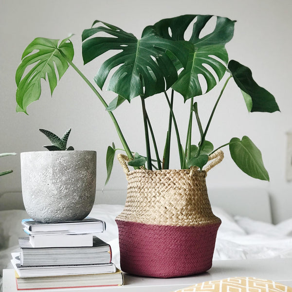 Colourful Handmade Bamboo Baskets