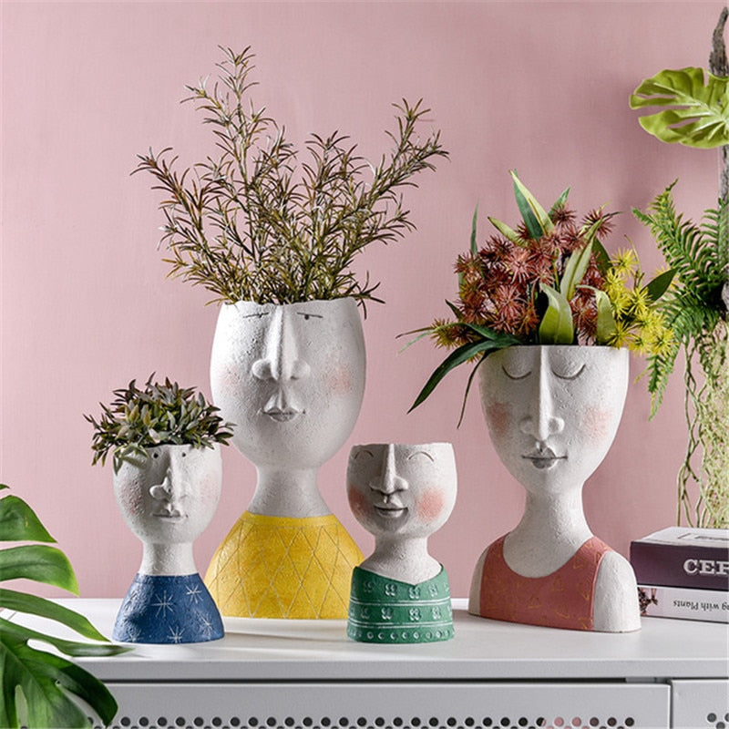 Individual Character Vases