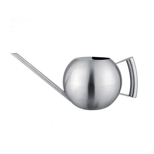 Round Stainless Steel Watering Can