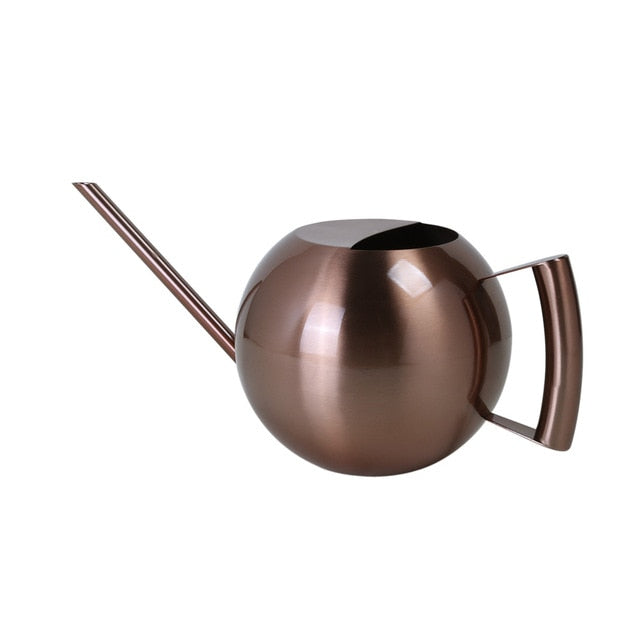 Round Stainless Steel Watering Can