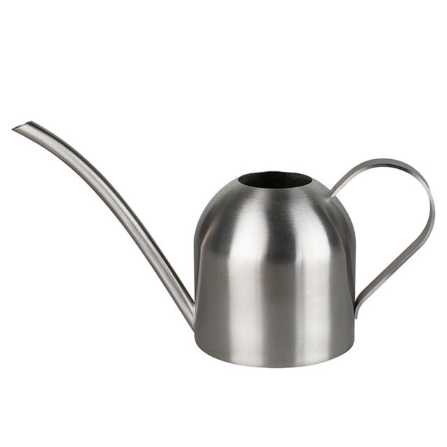 Round Stainless Steel Watering Can