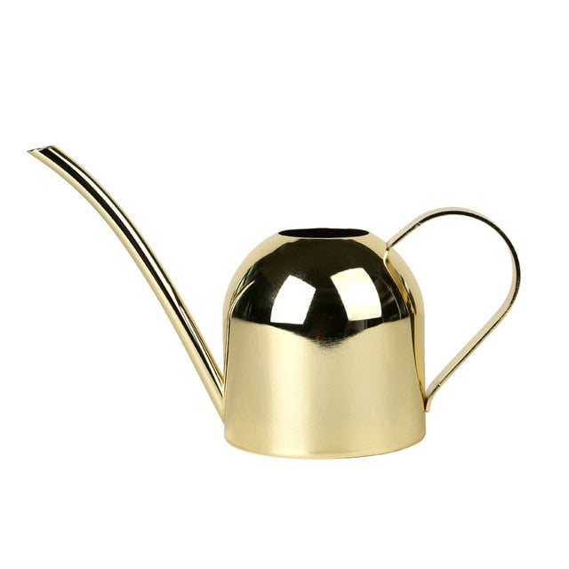 Round Stainless Steel Watering Can