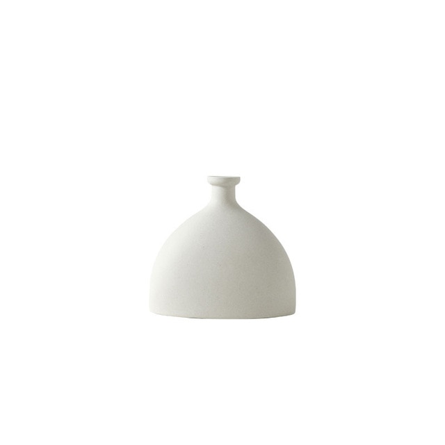 Clean White Ceramic Vase