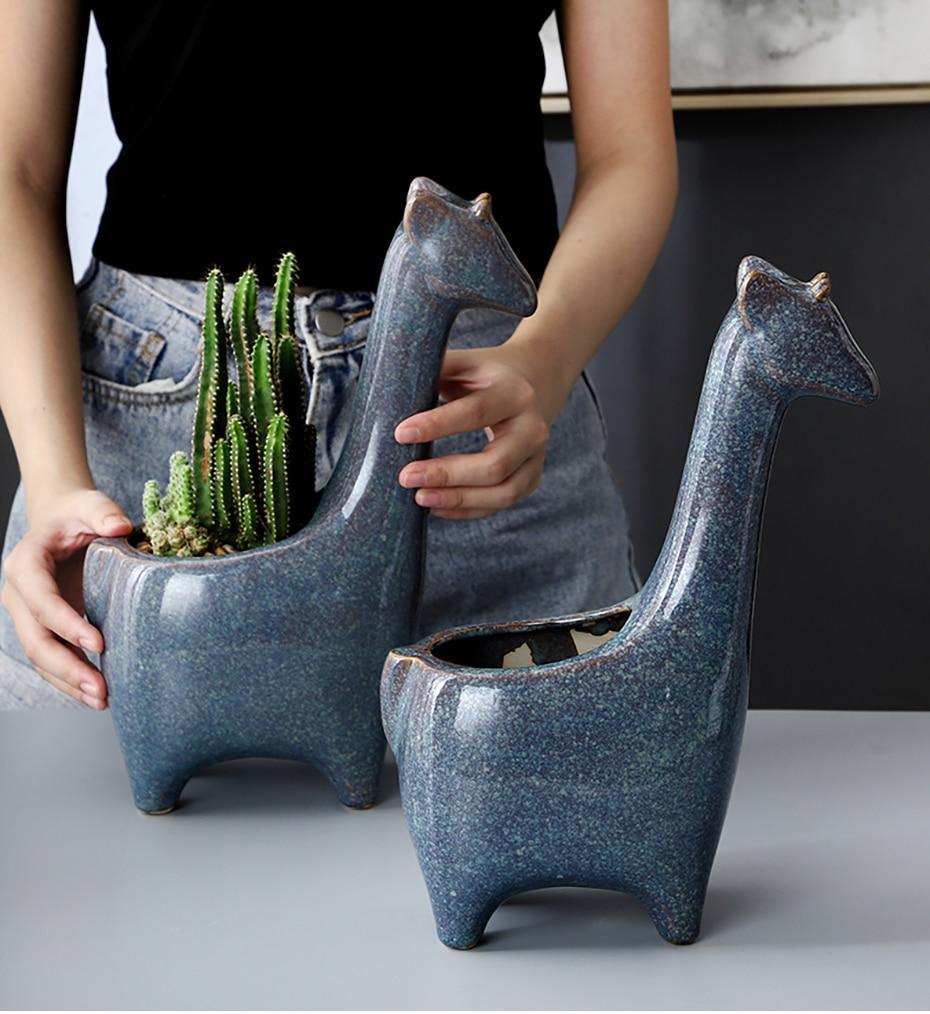 Grayson the Giraffe Planter