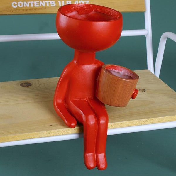 Creative Bucket Sculpture Pots