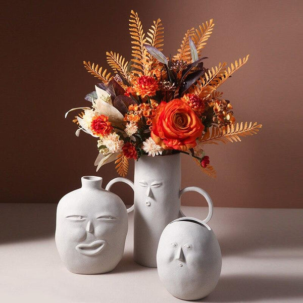 Funny Faced Vase